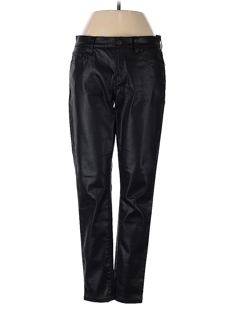 Pre-owned Banana Republic Factory Store Faux Leather Pants In Black