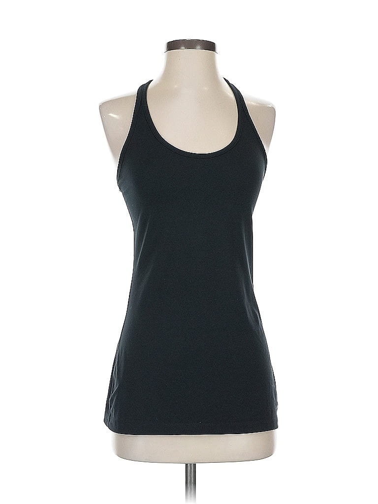 Pre-owned Nike Tank Top Black Halter Neckline Tops