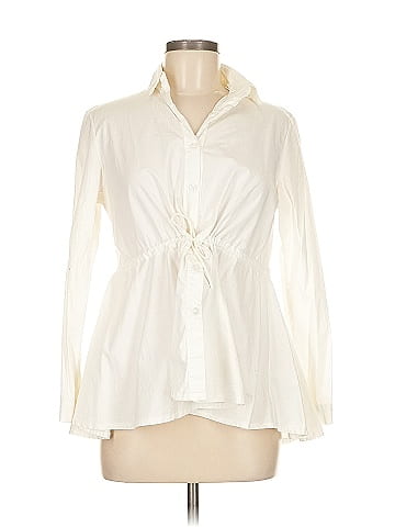 MADE IN ITALY Long Sleeve Blouse (view 1)