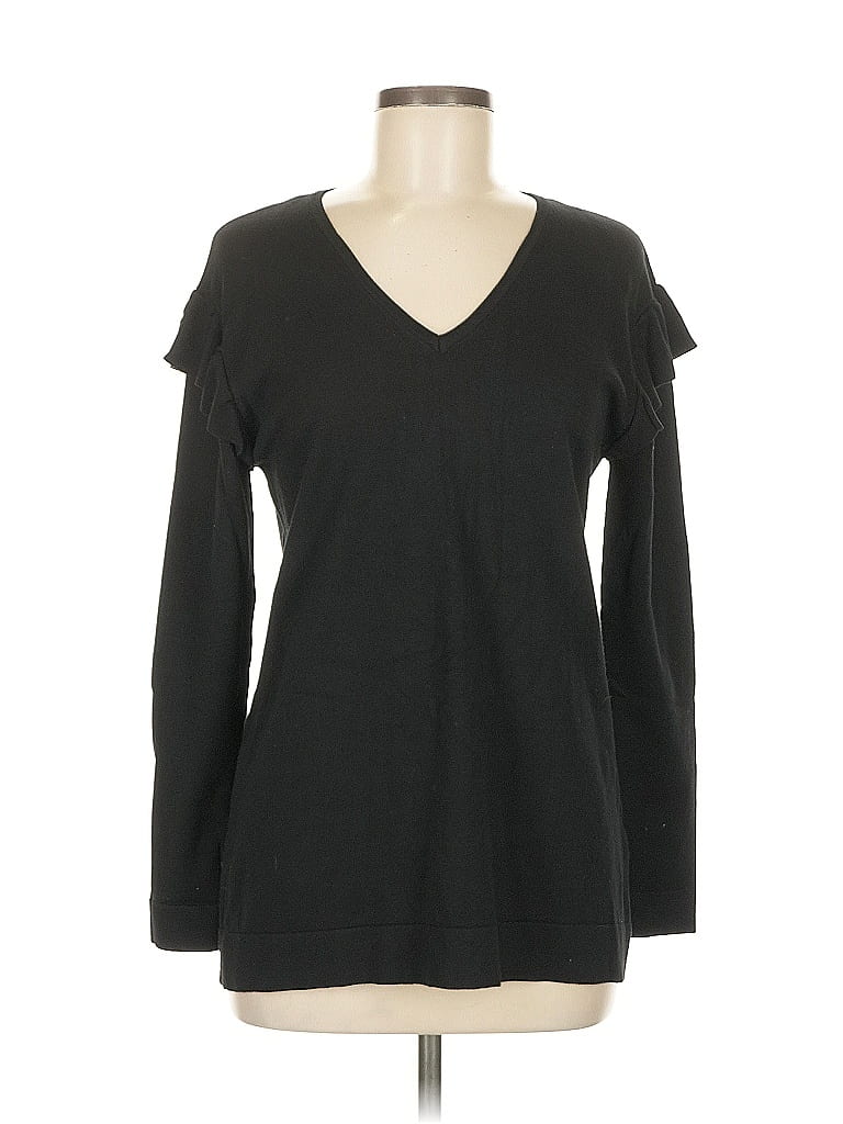 Pre-owned Calvin Klein Pullover Sweater In Black