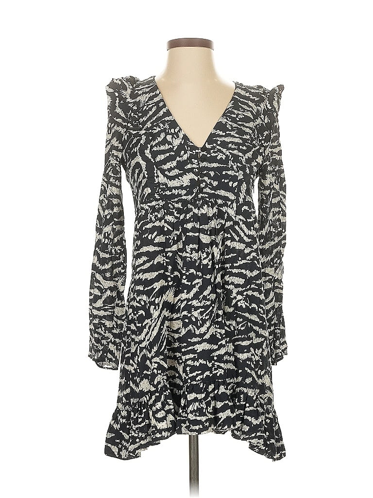 Pre-owned Zara Trf Casual Dress In Black