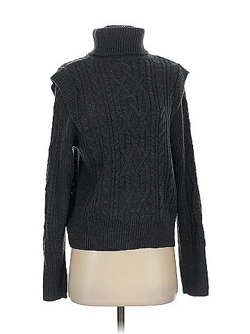 Skull Cashmere Turtleneck Sweater (view 1)