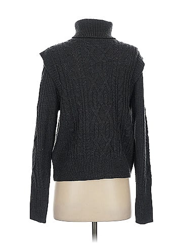 Skull Cashmere Turtleneck Sweater (view 2)