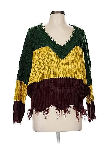 Main Strip Pullover Sweater (view 1)