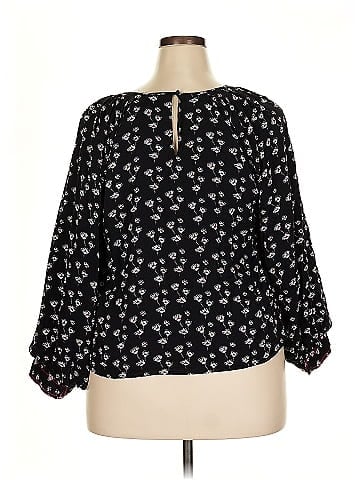 Tanya Taylor 3/4 Sleeve Silk Top (view 2)