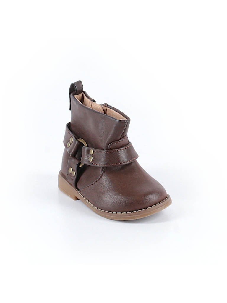 Zara Baby Solid Brown Ankle Boots Size 18 (EU) - 58% off ...