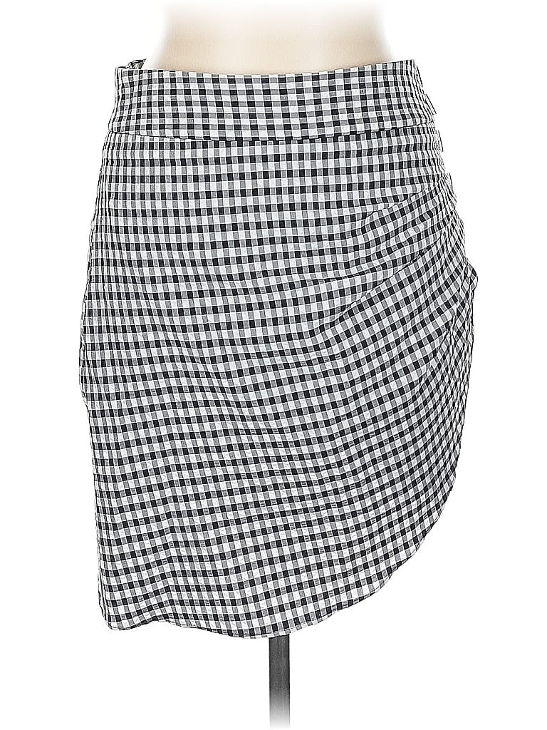 Zara Casual Skirt In Gray