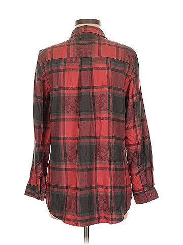 Pink Rose Long Sleeve Button-Down Shirt (view 2)