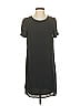 Soprano 100% Polyester Solid Gray Casual Dress Size S - photo 1