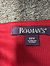 Roaman's 100% Polyester Red Cocktail Dress Size 20W - photo 7