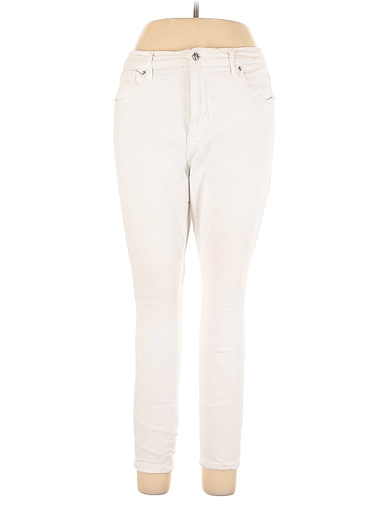 Pre-owned Good American Jeans In White