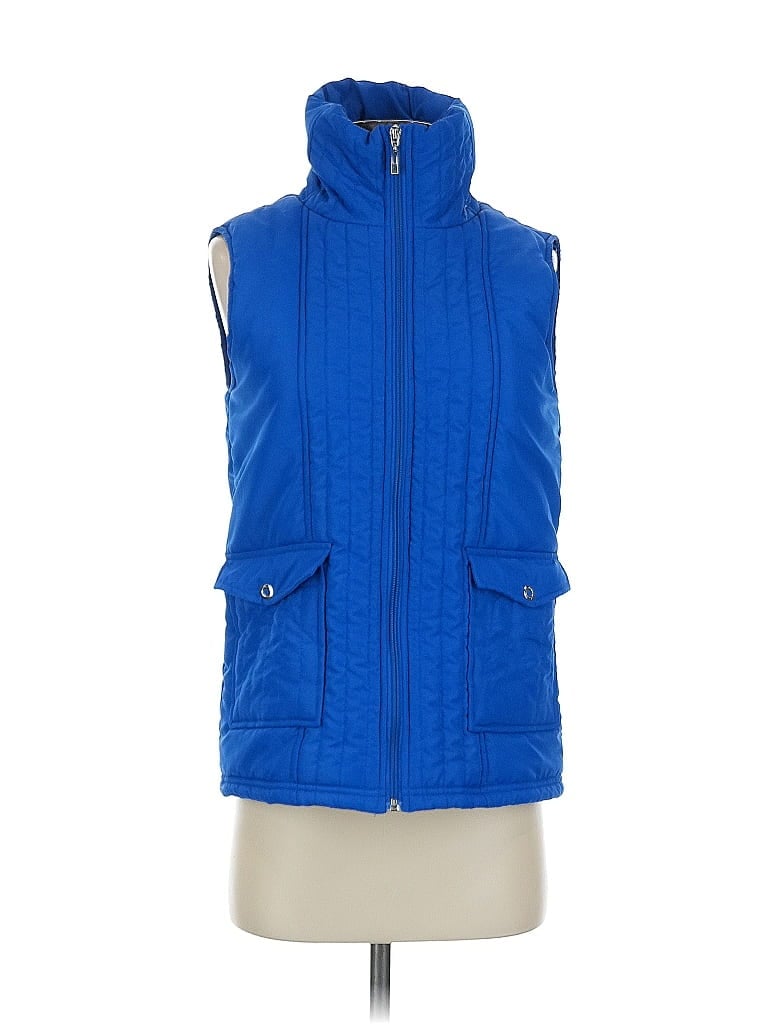 For Cynthia 100% Polyester Blue Vest Size S - photo 1