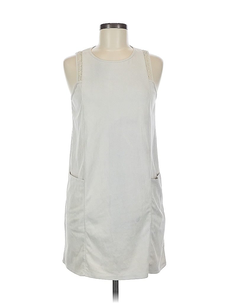Pre-owned Monteau Casual Dress In Silver