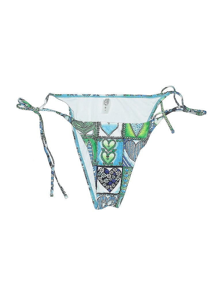 Pre-owned Zaful Swimsuit Bottoms In Blue