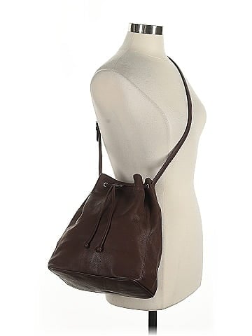 Wilsons Leather Leather Bucket Bag (view 2)