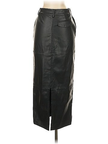 Fore Faux Leather Skirt (view 2)