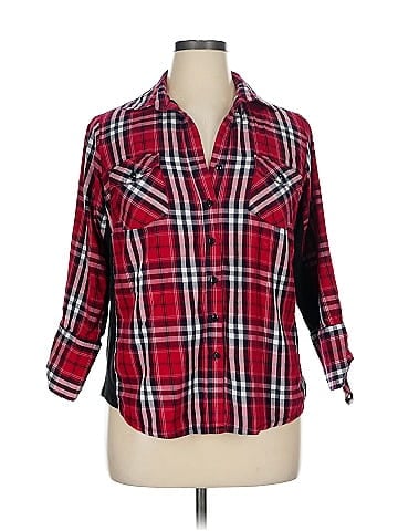 Zac & Rachel 3/4 Sleeve Button-Down Shirt (view 1)