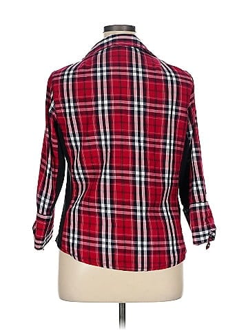 Zac & Rachel 3/4 Sleeve Button-Down Shirt (view 2)