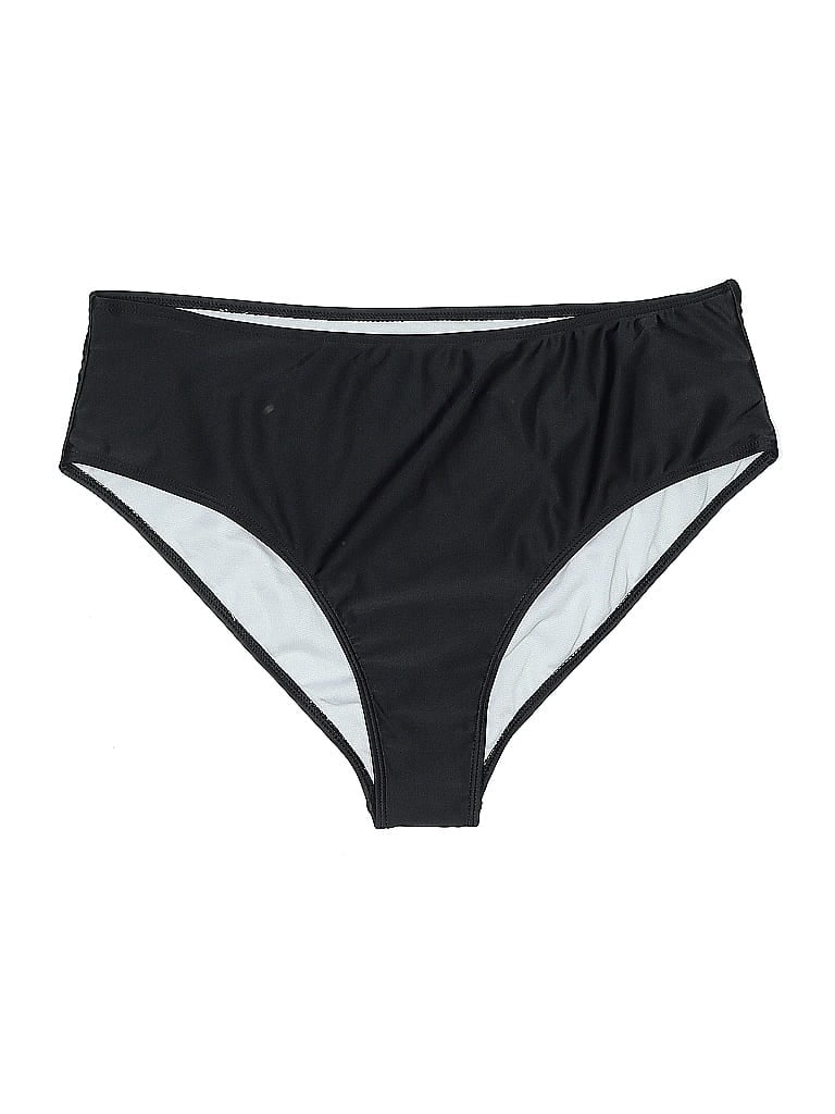 Pre-owned Unbranded Swimsuit Bottoms In Black