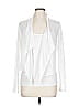 G by Giuliana Rancic 100% Polyester White Cardigan Size L - photo 1
