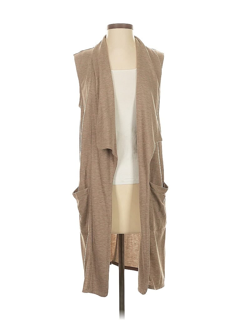 Pre-owned Max Studio Cardigan Sweater In Brown