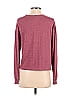 Lauren Conrad Burgundy Long Sleeve T-Shirt Size XS - photo 2