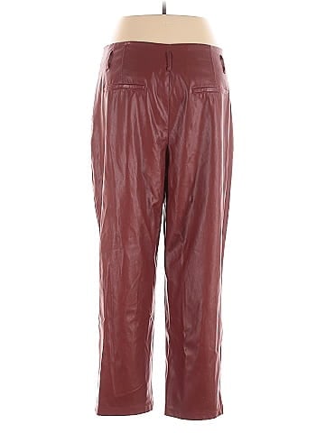 Who What Wear Faux Leather Pants (view 2)