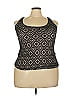 Maude Black Sleeveless Top Size L - photo 1