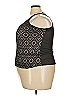 Maude Black Sleeveless Top Size L - photo 5