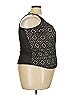 Maude Black Sleeveless Top Size L - photo 4