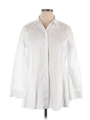 Foxcroft 3/4 Sleeve Button-Down Shirt (view 1)