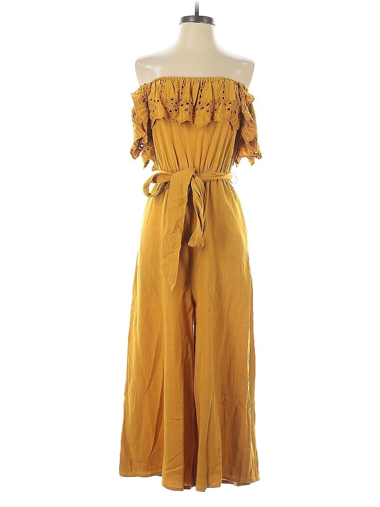 Pre-owned Forever 21 Jumpsuit In Yellow