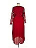 Roaman's 100% Polyester Red Cocktail Dress Size 20W - photo 2