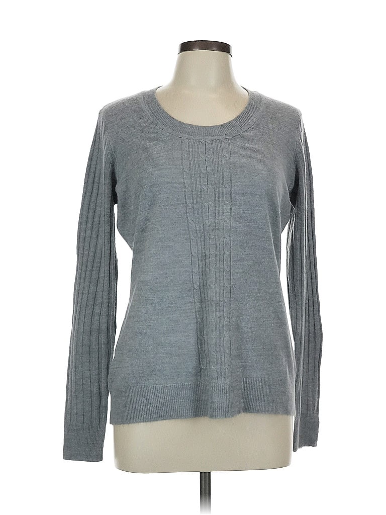 Pre-owned White Stag Pullover Sweater In Gray