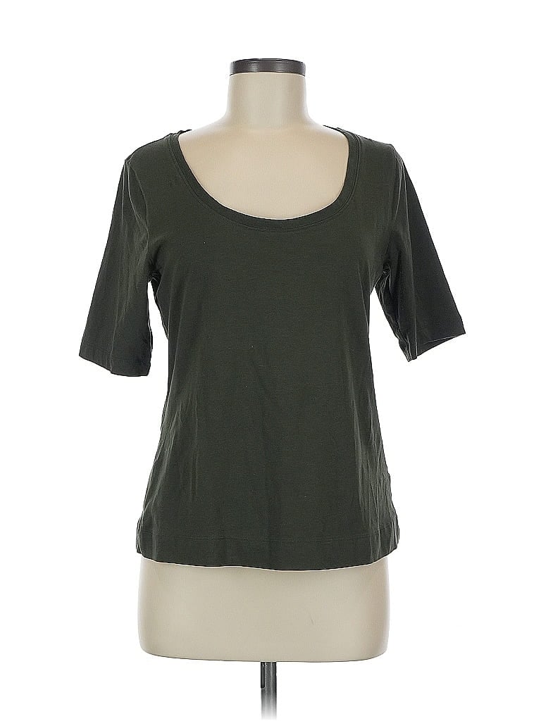 Pre-owned Athleta Short Sleeve T-shirt In Green