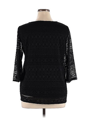 Dana Buchman 3/4 Sleeve Top (view 2)