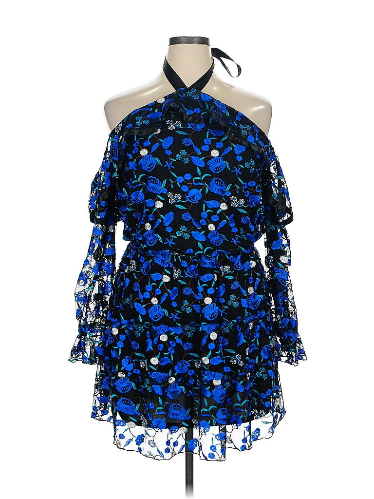 Alexia Admor 100% Nylon Blue Cocktail Dress Size 14 - photo 1