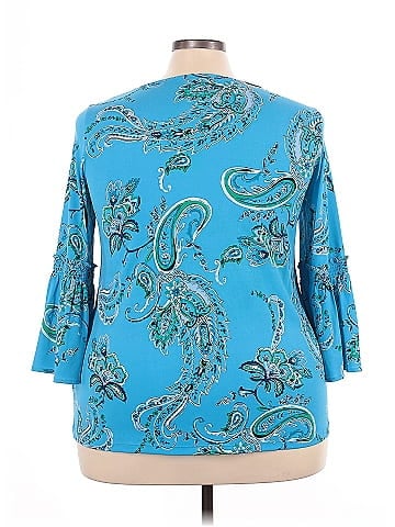 Dana Buchman 3/4 Sleeve Blouse (view 2)