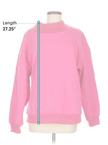 Trendy Queen Pink Sweatshirt Size M