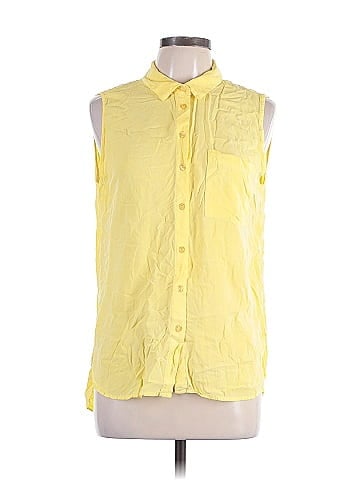 Velvet Heart Sleeveless Button-Down Shirt (view 1)
