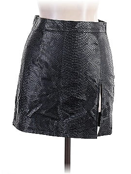 12th Tribe Faux Leather Skirt