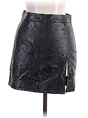12th Tribe Faux Leather Skirt
