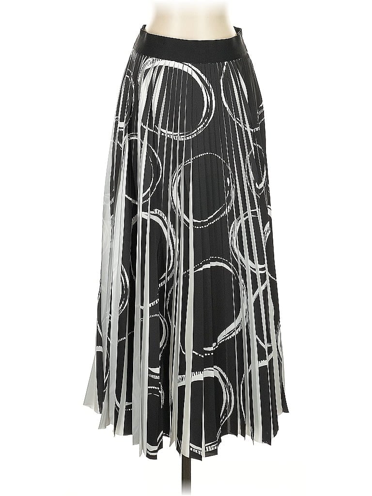 Back Label 100% Polyester Graphic Silver Formal Skirt Size S - photo 1