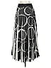 Back Label 100% Polyester Graphic Silver Formal Skirt Size S - photo 2