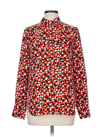 J.Crew Collection Long Sleeve Silk Top (view 1)