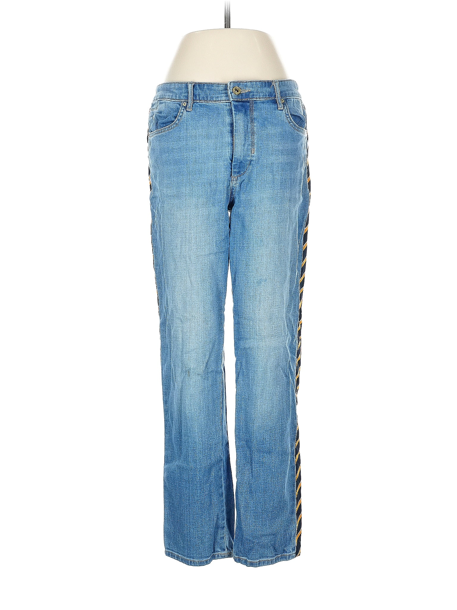 Tommy Hilfiger Chevron-herringbone Blue Jeans Size 6