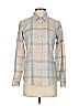 Barbour 100% Cotton Plaid Gray Long Sleeve Button-Down Shirt Size 4 - photo 1
