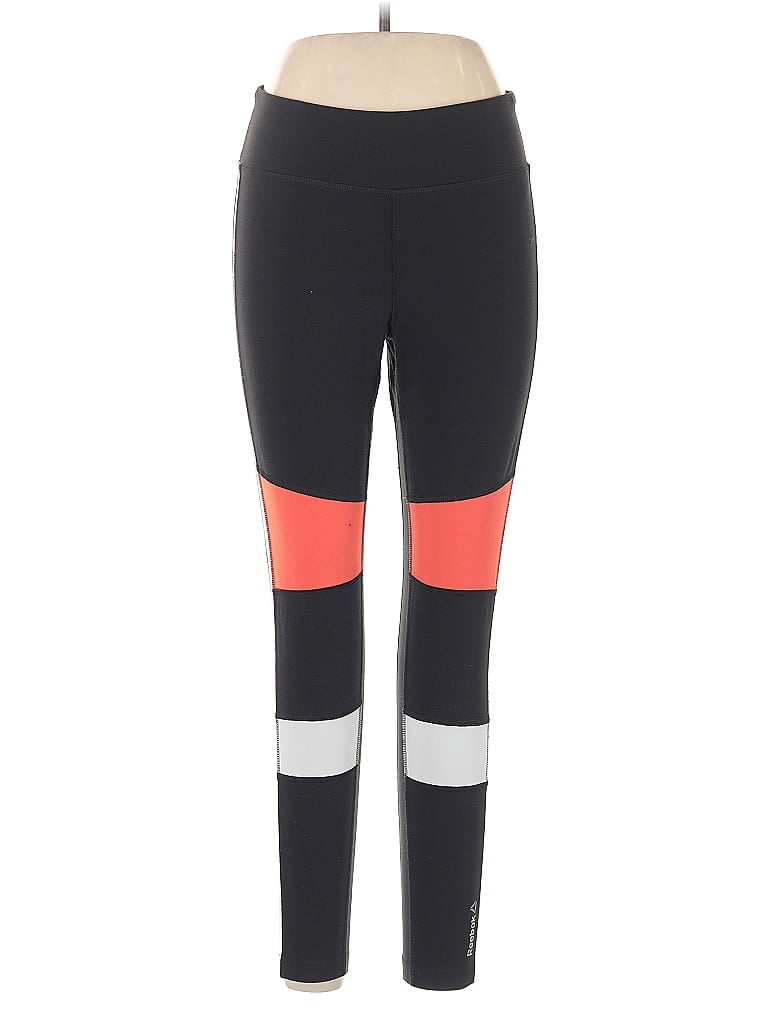 Pre-owned Reebok Active Pants In Black