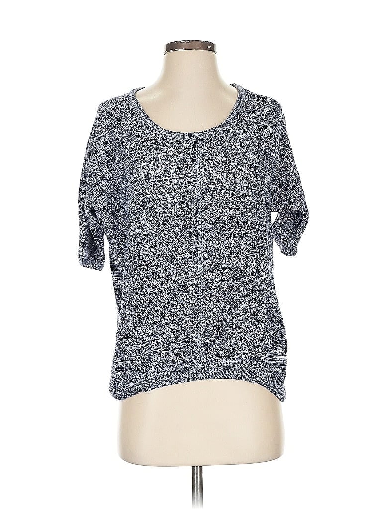 Pre-owned White House Black Market Pullover Sweater In Gray