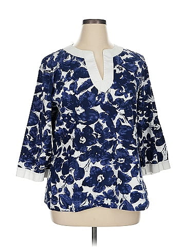 Jones New York Signature 3/4 Sleeve Blouse (view 1)